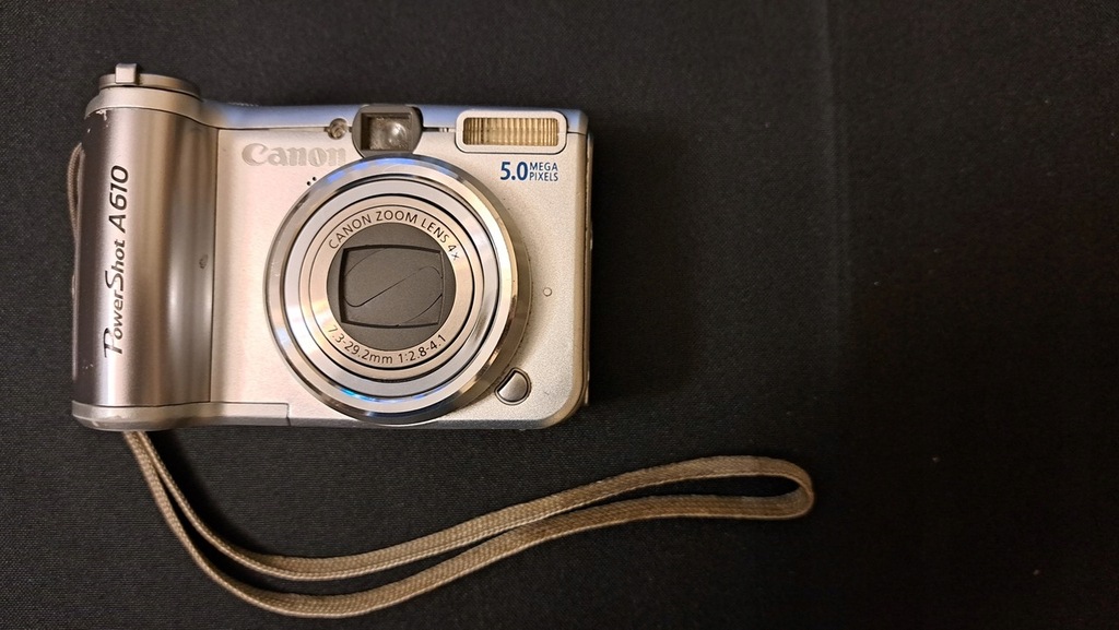 Aparat cyfrowy Canon PowerShot A610 srebrny 13930735730 oficjalne