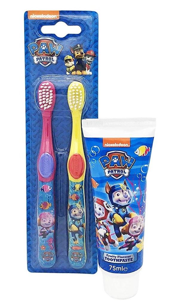 ZESTAW PSI PATROL SZCZOTECZKI+PASTA DO ZĘBÓW - 7072679202 - oficjalne