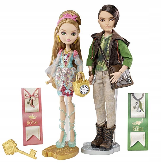 EVER AFTER HIGH ASHLYNN ELLA HUNTER ZESTAW 2 LALEK