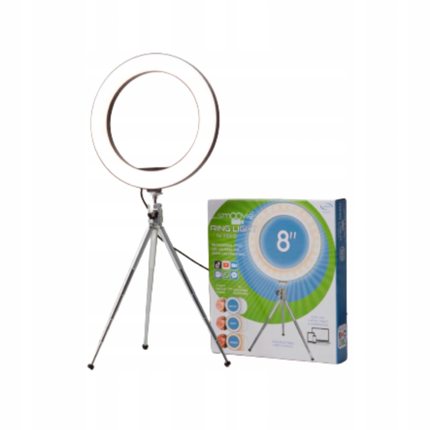 SMOOVIE LAMPA PIERŚCIENIOWA LED RING