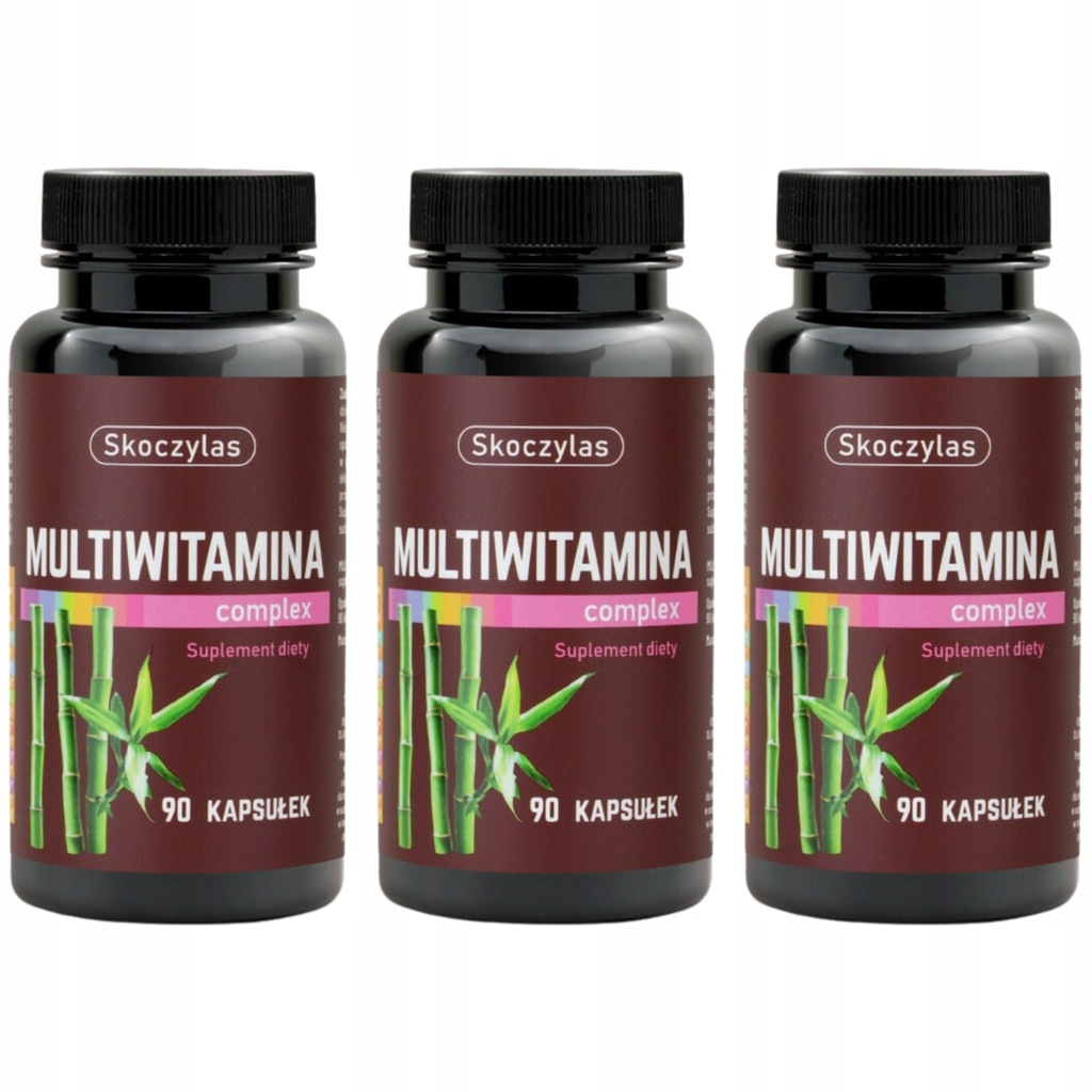 3x SKOCZYLAS Multiwitamina Krzem Bor Jod 90K