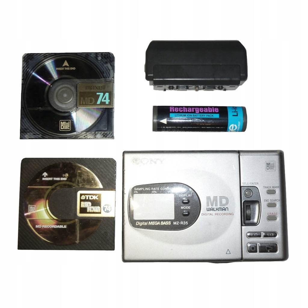 Sony Walkman MiniDisc Recorder MZR35 11764499844 oficjalne
