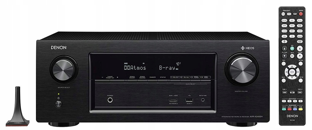 Купить Denon AVR-X2400H Черный 7.2 Heos/Atmos 7x150 Вт: отзывы, фото, характеристики в интерне-магазине Aredi.ru