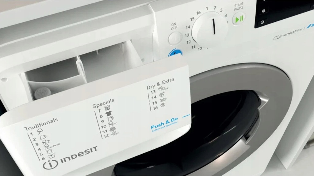 Купить INDESIT Стиральная машина с сушкой BDE 86435 9EWS: отзывы, фото ...