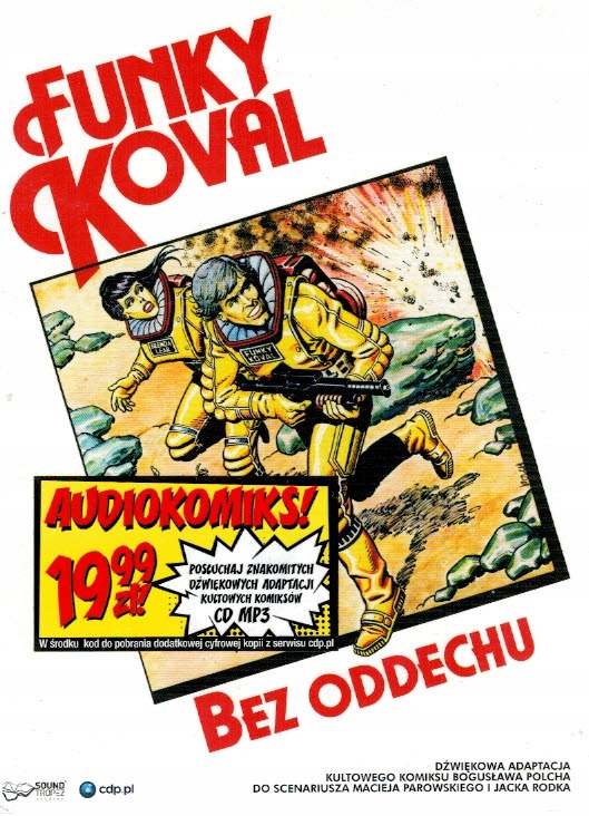 Funky Koval Bez oddechu Audiokomiks CD MP3