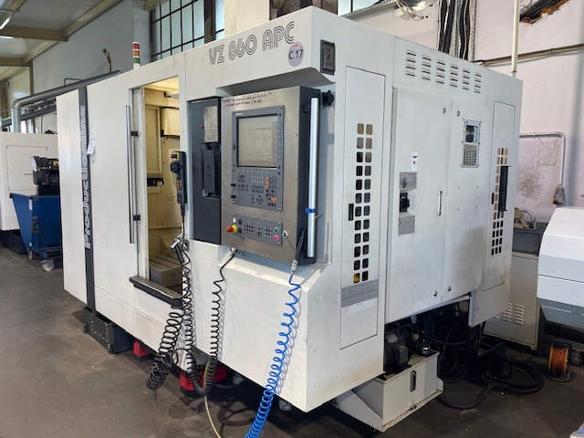 Centrum frezarskie pionowe WEMAS VZ 860 APC