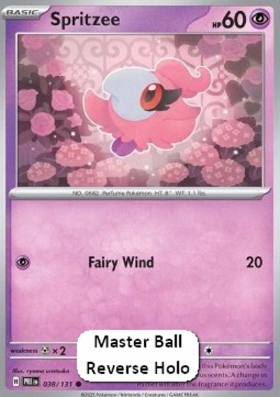 Pokemon Spritzee (xPRE 038)