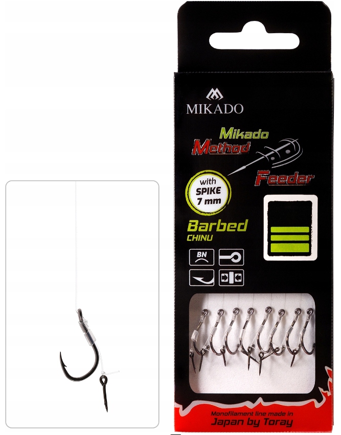 Przypon Method Feeder Mikado z Bagnetem nr10 8szt METHOD FEEDER