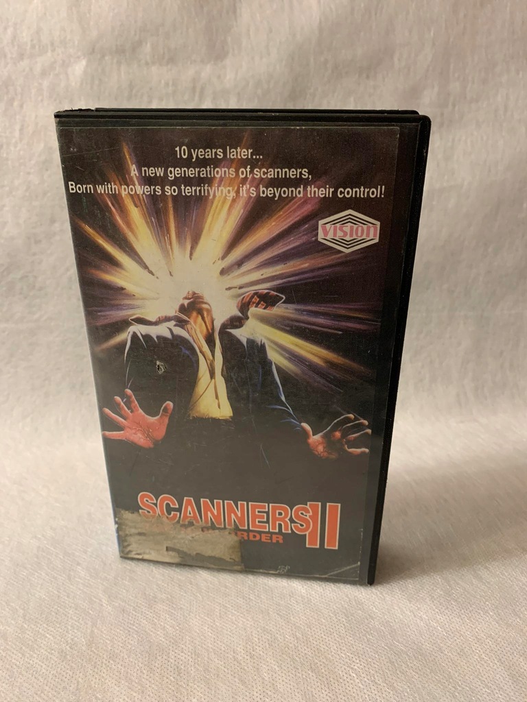 SCANNERS 2 THE NEW ORDER VHS 14916454391 oficjalne archiwum Allegro