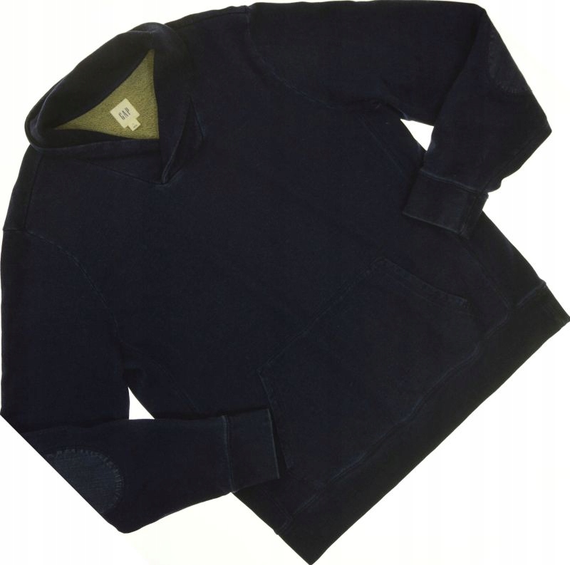 GAP _ GRANATOWA BLUZA A'LA JEANS _ L