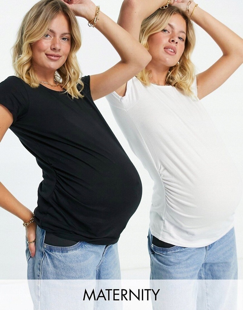 New Look Maternity Zestaw 2 T-shirtów L