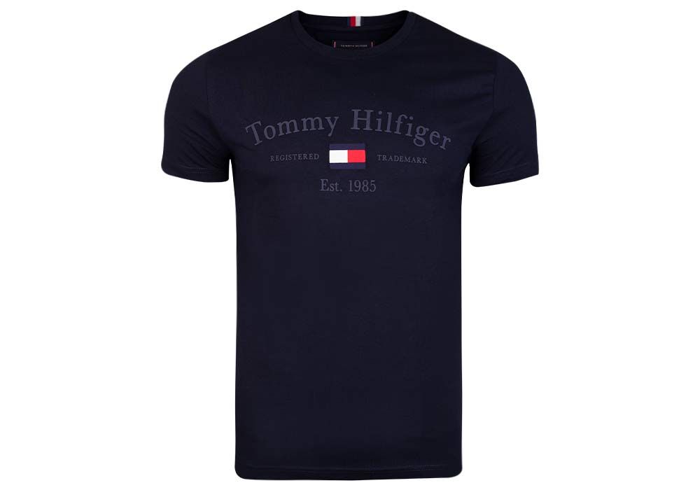 TOMMY HILFIGER KOSZULKA MĘSKA T-SHIRT NAVY r. XL