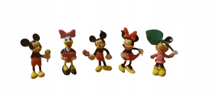 Figurki Myszka Miki Minnie Donald ZESTAW 5 SZT