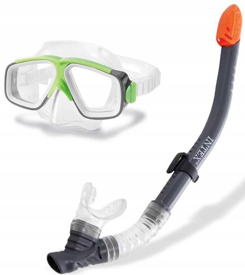Zestaw do nurkowania pływania maska + rurka INTEX