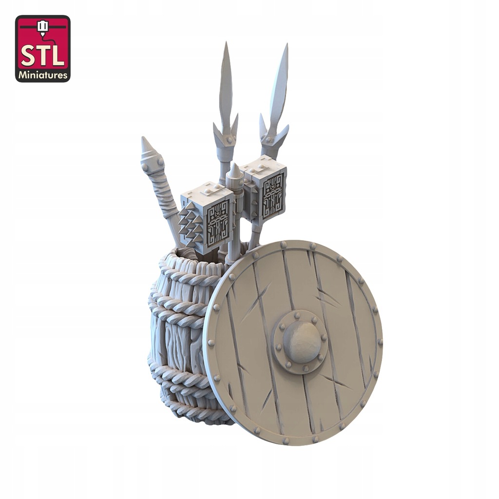 Figurka STL Weapon rack stojak na broń RPG - 13216968068 - oficjalne ...