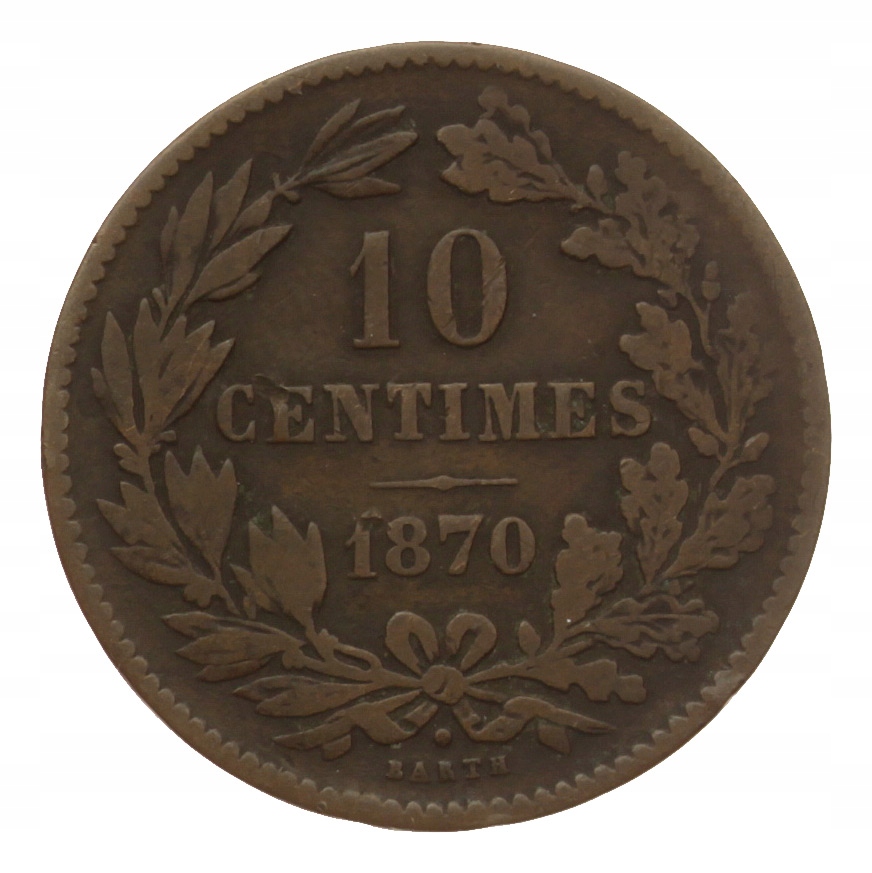 [M10333] Luksemburg 1 centimes 1870