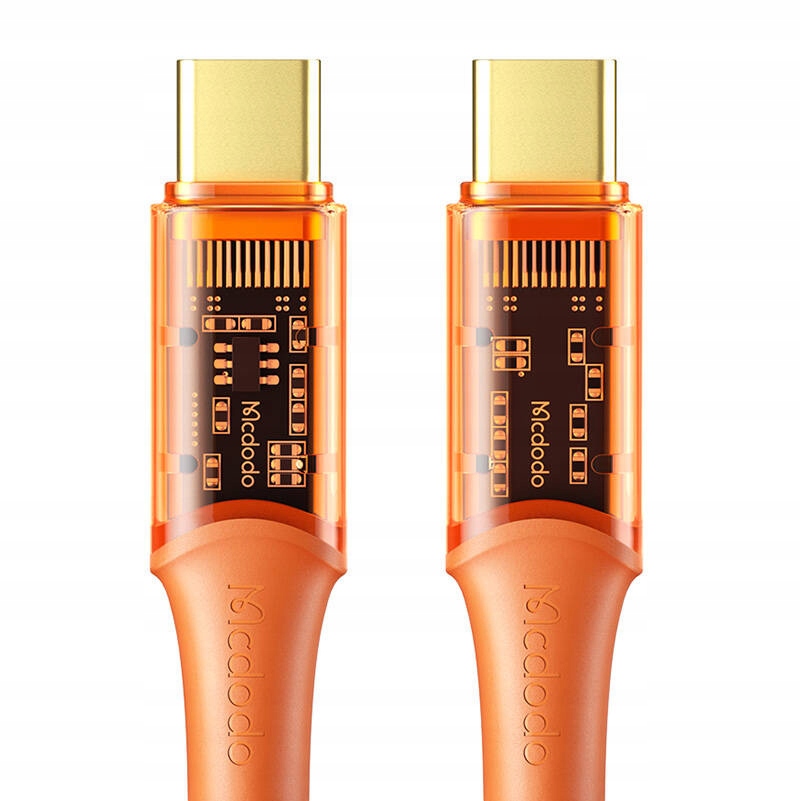 Kabel Mcdodo CA-2113 USB-C / USB-C, 100W, 1.8m (pomarańczowy)
