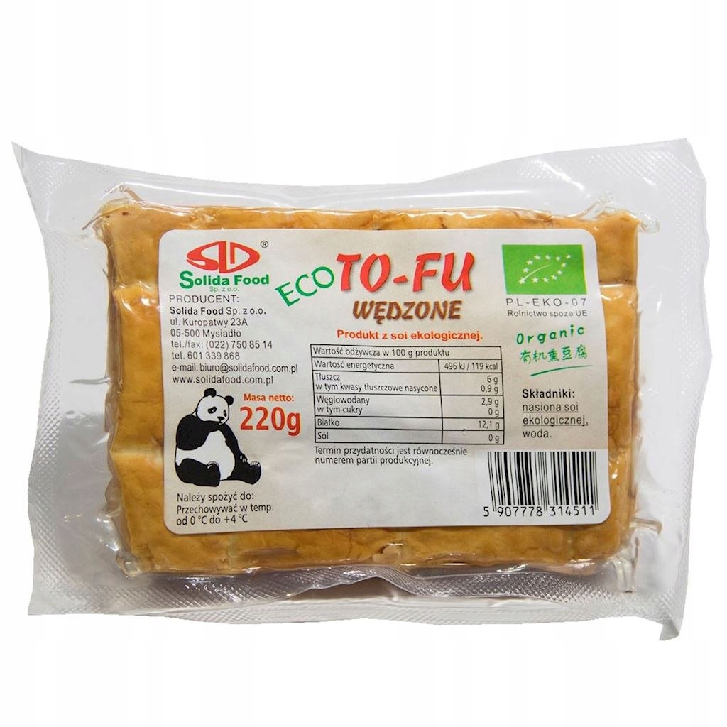 TOFU WĘDZONE BIO 220 g - SOLIDA FOOD