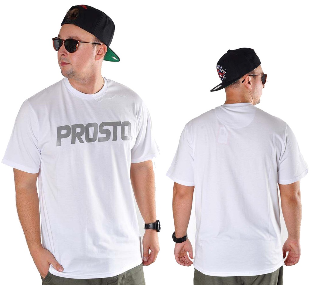 Koszulka L PROSTO KLASYK CLASSIC t-shirt biała