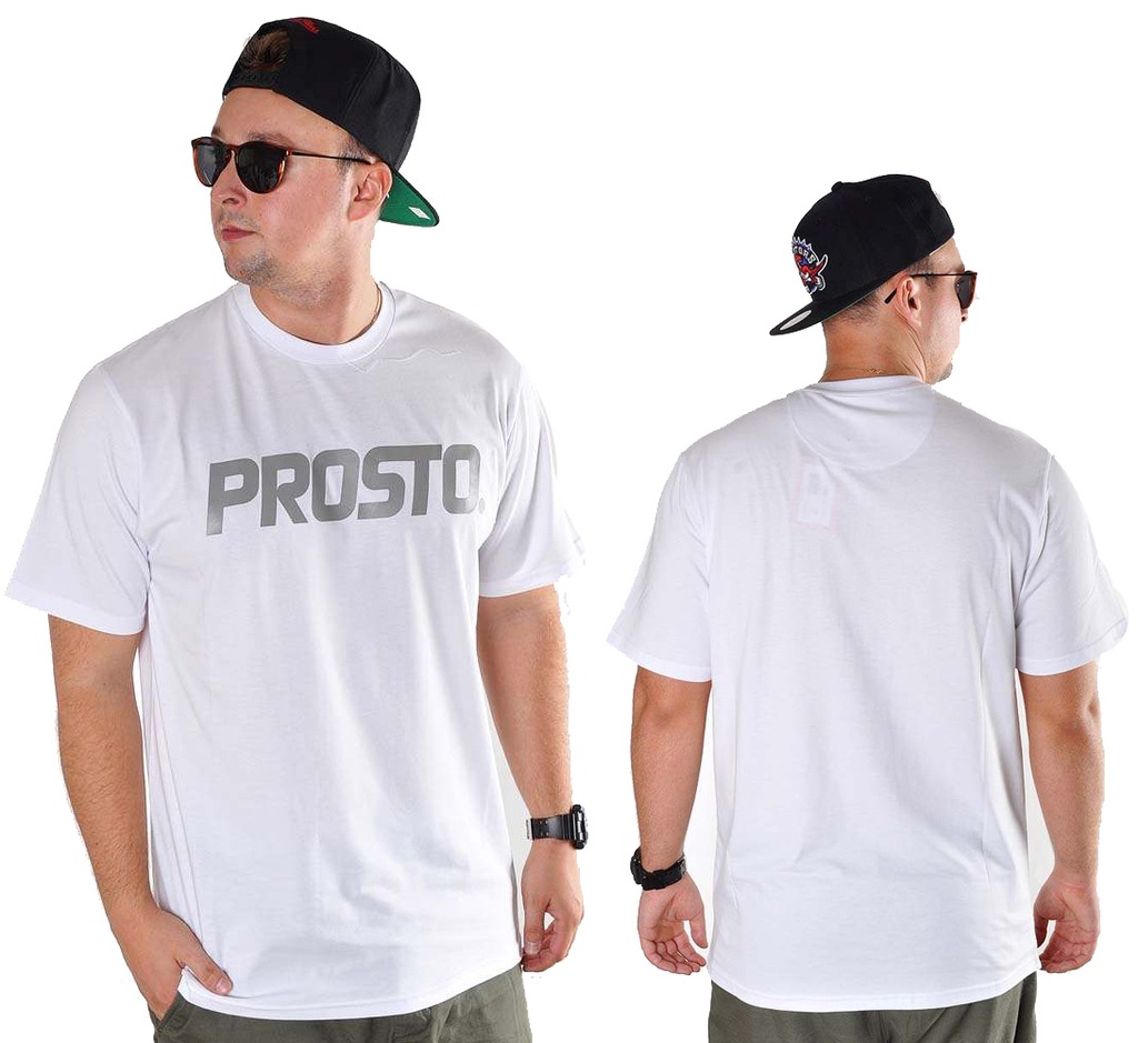 Koszulka L PROSTO KLASYK CLASSIC t-shirt biała