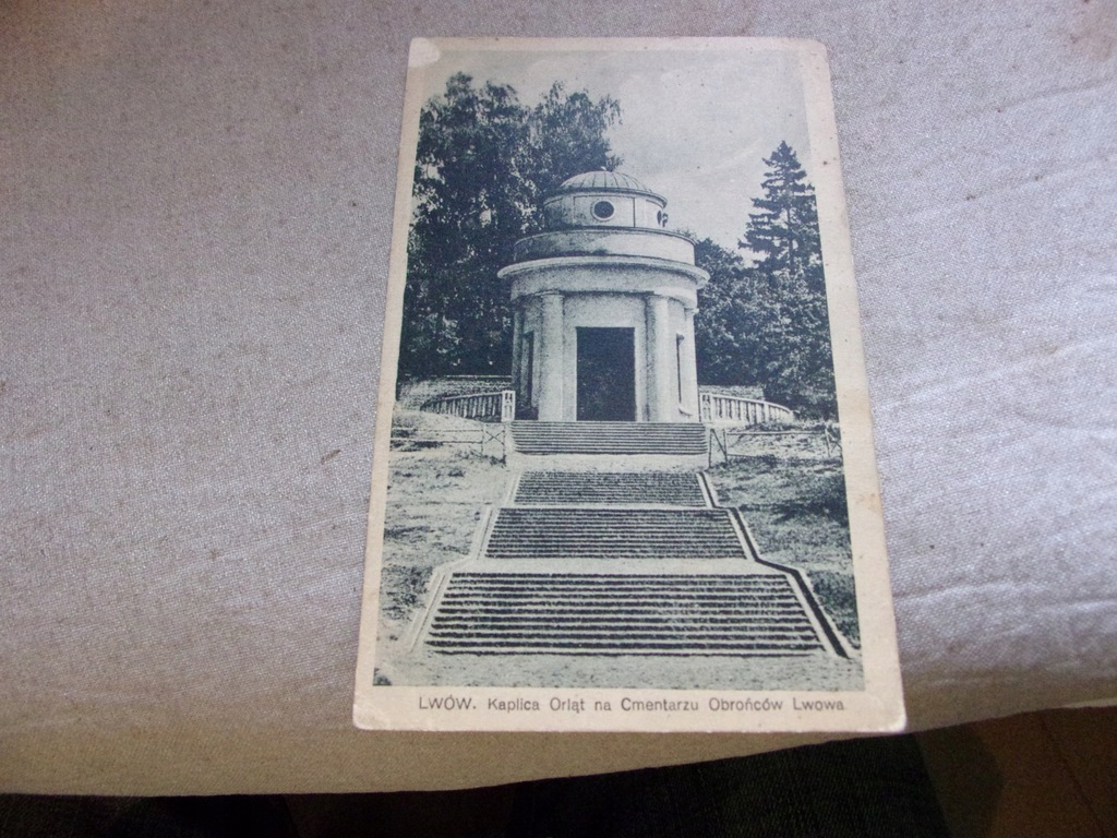pocztówka LWÓW CMENTARZ OBROŃCÓW LWOWA KRESY WSCHODNIE 1920