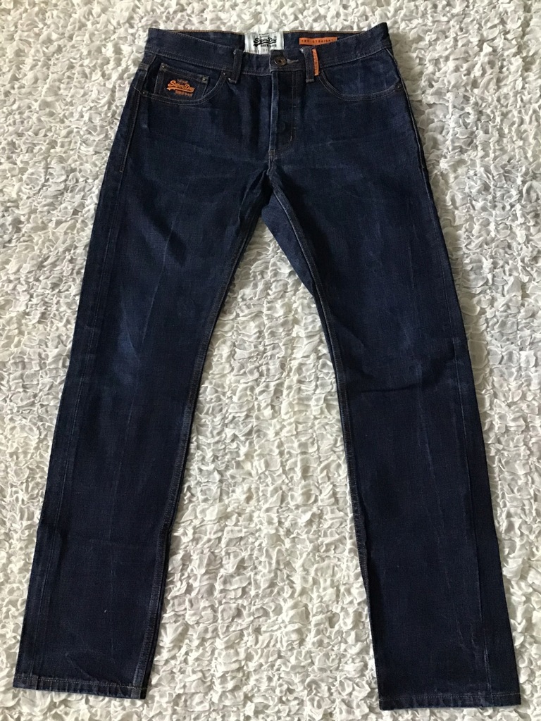 SUPERDRY Orange Dry Denim jeans meskie 31/32