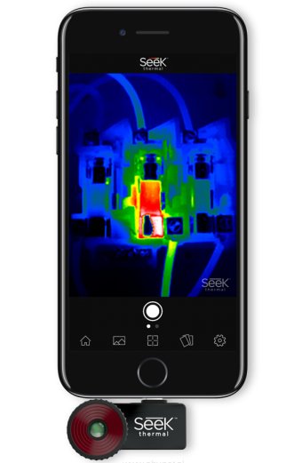 Купить Тепловизионная камера Seek Thermal CompactPRO iOS: отзывы, фото, характеристики в интерне-магазине Aredi.ru