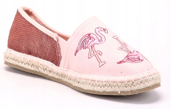 Espadryle BIG STAR RÓŻOWE FLAMINGI DD274A156