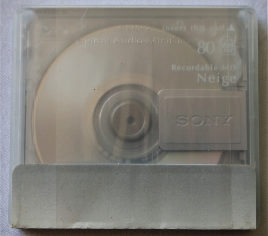 Minidisc mini disc SONY NEIGE 80