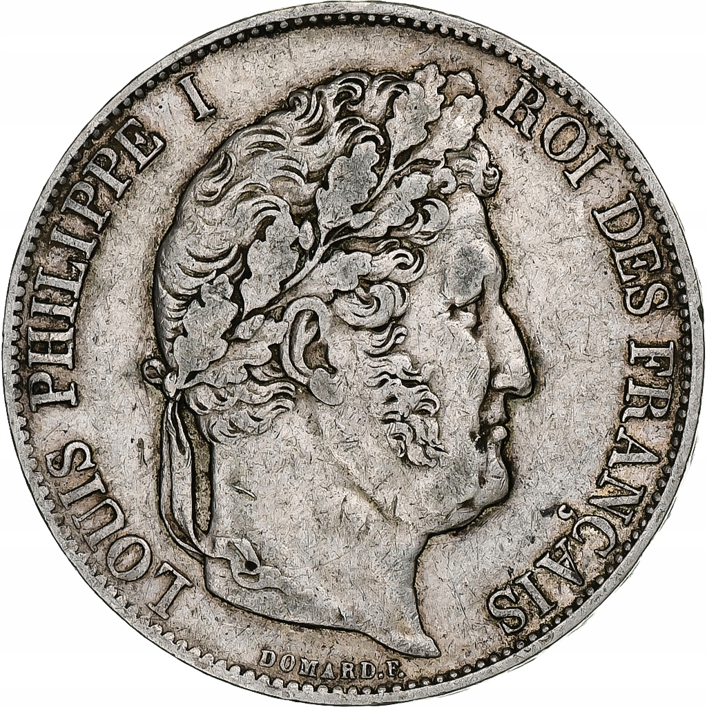 Francja, 5 Francs, Louis-Philippe, 1845, Strasbour