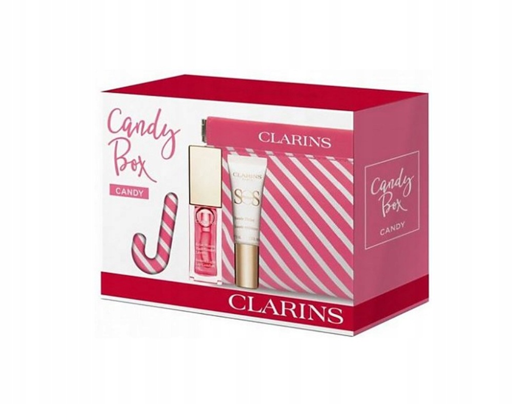 CLARINS CANDY BOX CANDY OLEJEK DO UST + BAZA