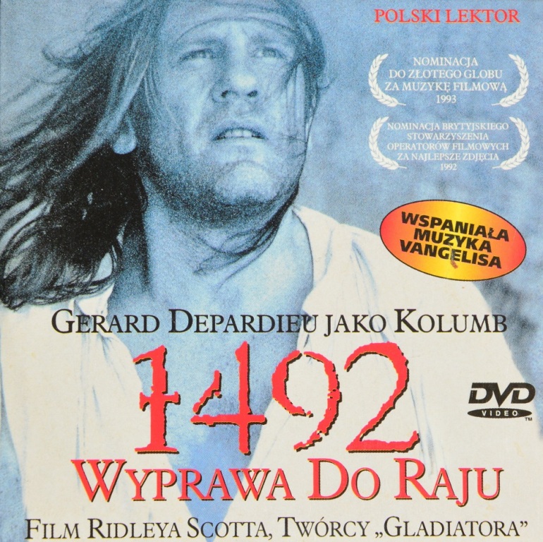 "1492 Wyprawa do raju" film dvd.