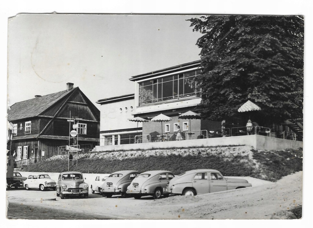Lubień 1965r. Skoda Fiat 600 Fso Warszawa 899D