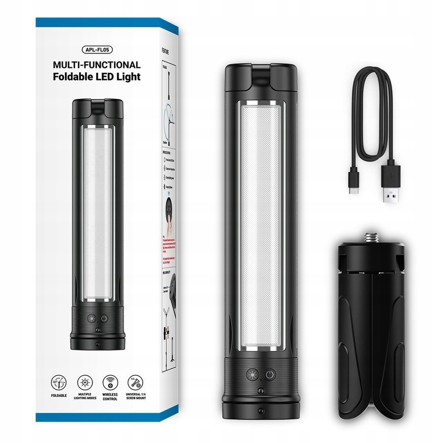 LAMPA LED APEXEL APL-FL05 DO ZDJĘĆ 2850MAH + PILOT
