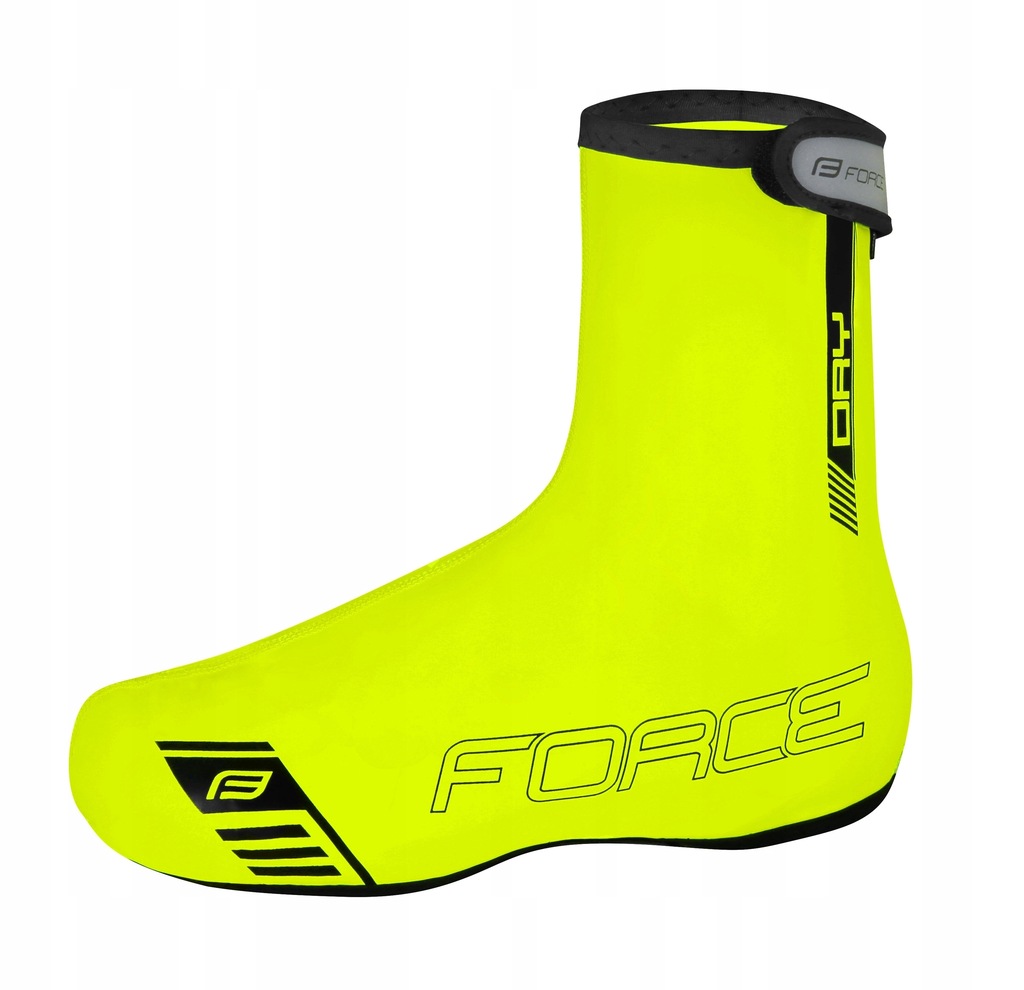 FORCE ochraniacze na buty PU DRY ROAD fluo XL