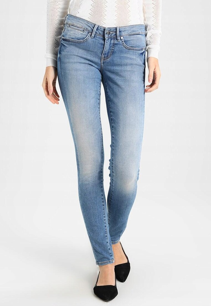 17Y001 GUESS__XXZ SPODNIE JEANSOWE RURKI__M