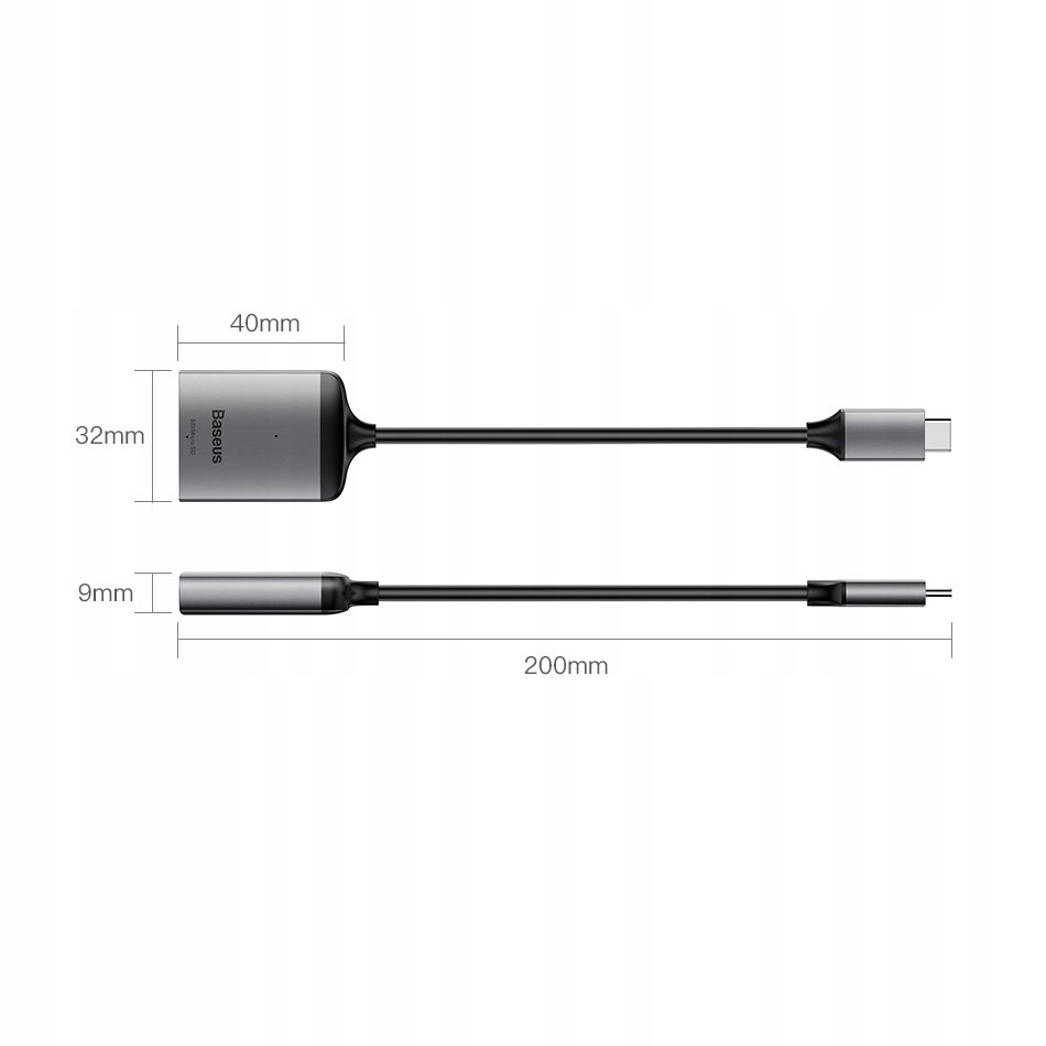 Купить АДАПТЕР BASEUS КАРТРИДЕР USB-C НА SD MICRO TF: отзывы, фото, характеристики в интерне-магазине Aredi.ru