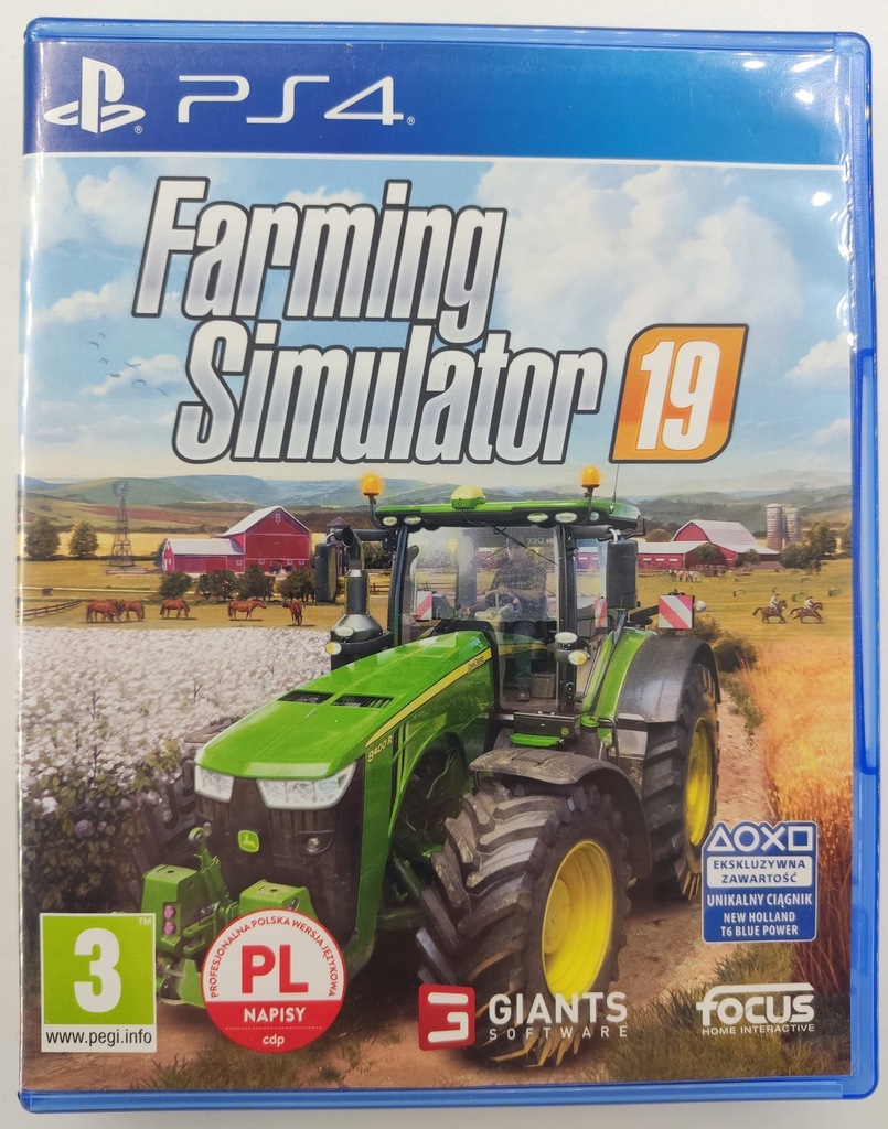 FARMING SIMULATOR 19 POLSKIE WYDANIE PS4