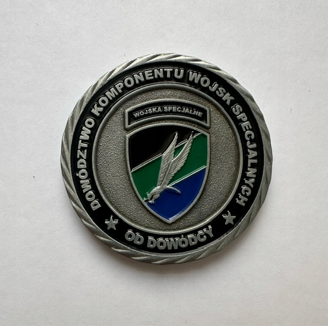 Coin medal Dowódcy DKWS srebrny