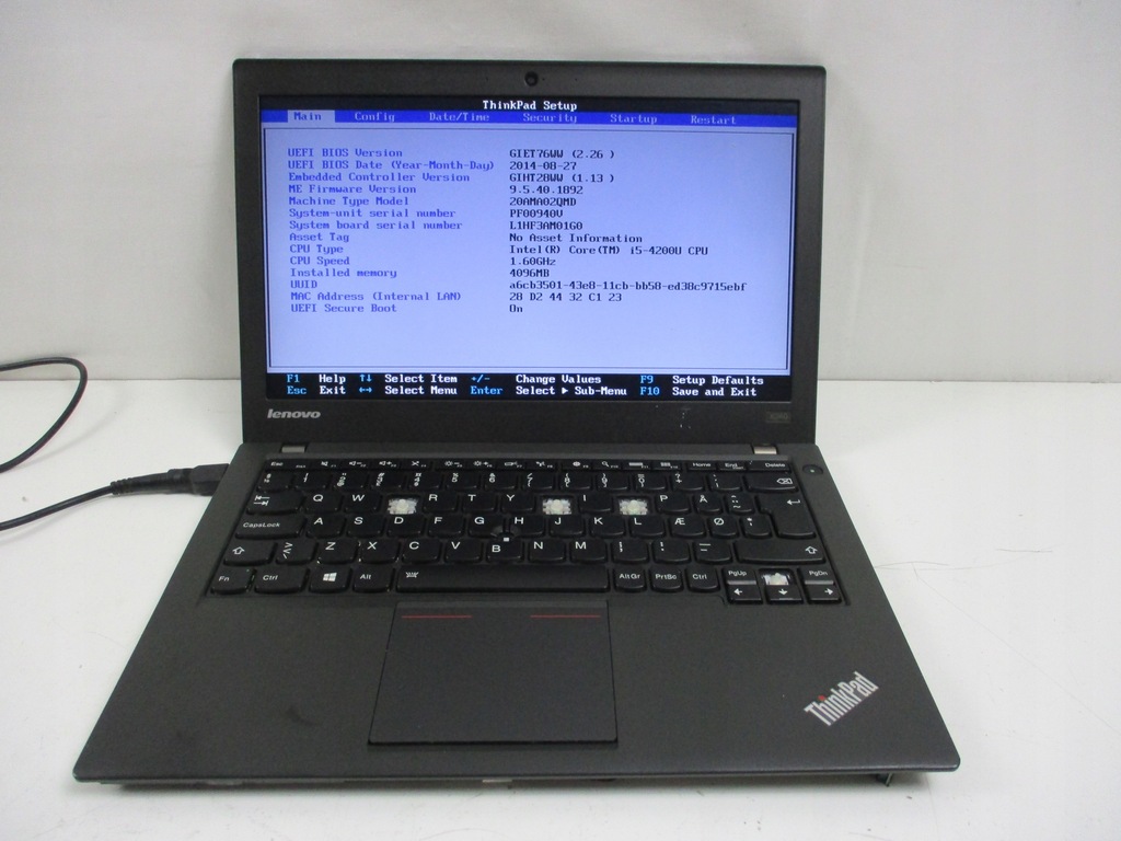 Lenovo Thinkpad X240 i5 (9609)