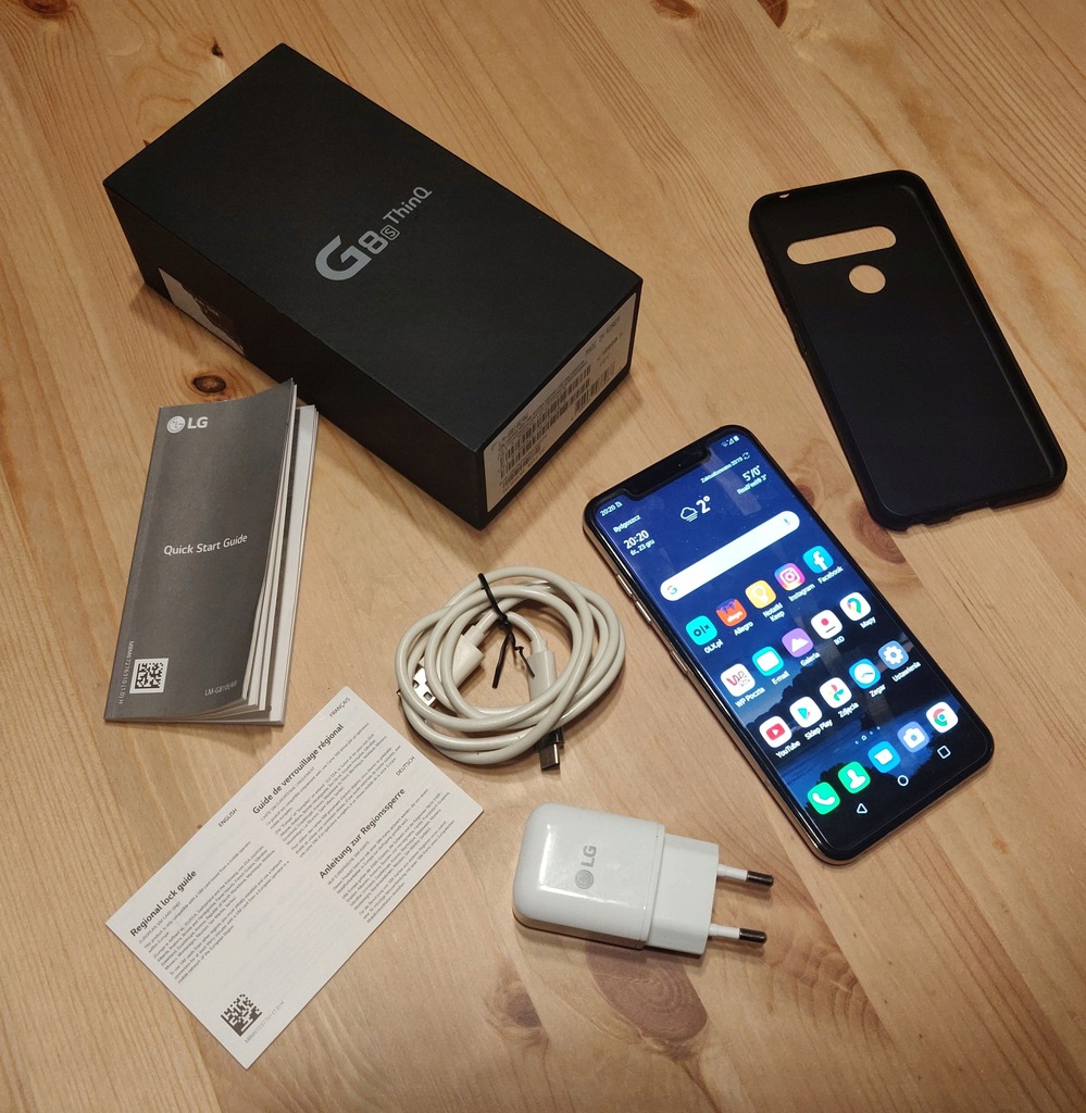 Świetny smartfon LG G8s -- komplet -- 6gb 128gb