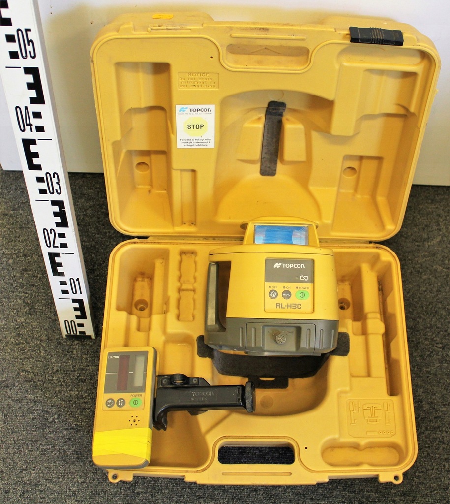 Niwelator laserowy Topcon RL-H3C Komplet Ruska 64