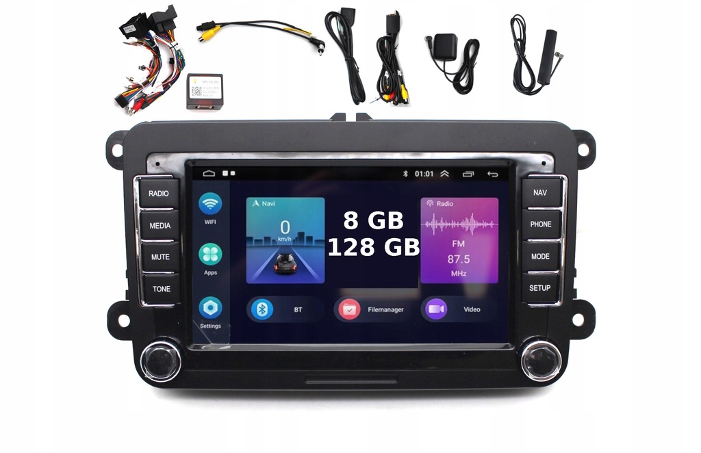 RADIO NAWIGACJA GPS VOLKSWAGEN PASSAT B6/B7/CC 2005-2014 2GB 64GB ANDROID