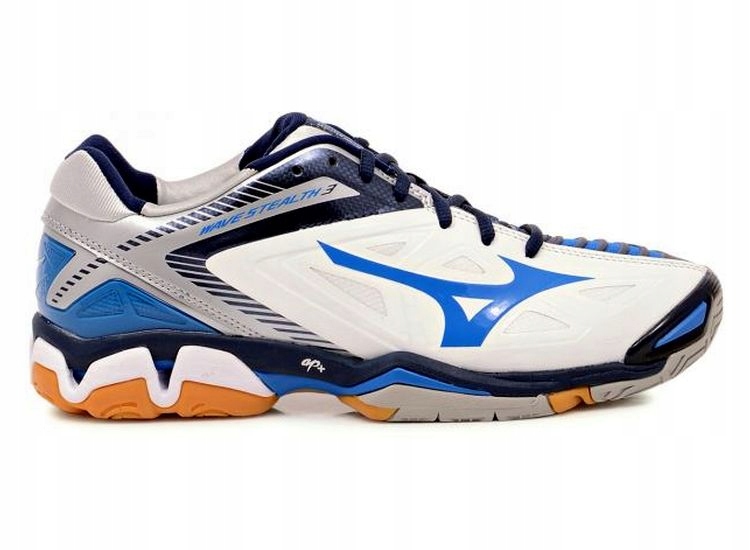 BUTY MIZUNO WAVE STEALTH 3 WH/BL 44,5 WYPRZEDAŻ