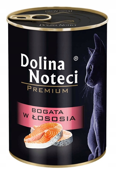 DOLINA NOTECI karma dla kotów łosoś 400g