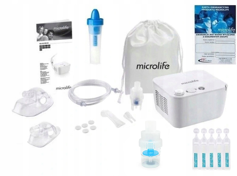 INHALATOR NEBUL MICROLIFE NEB200 + SMOCZEK+ETUI Ż
