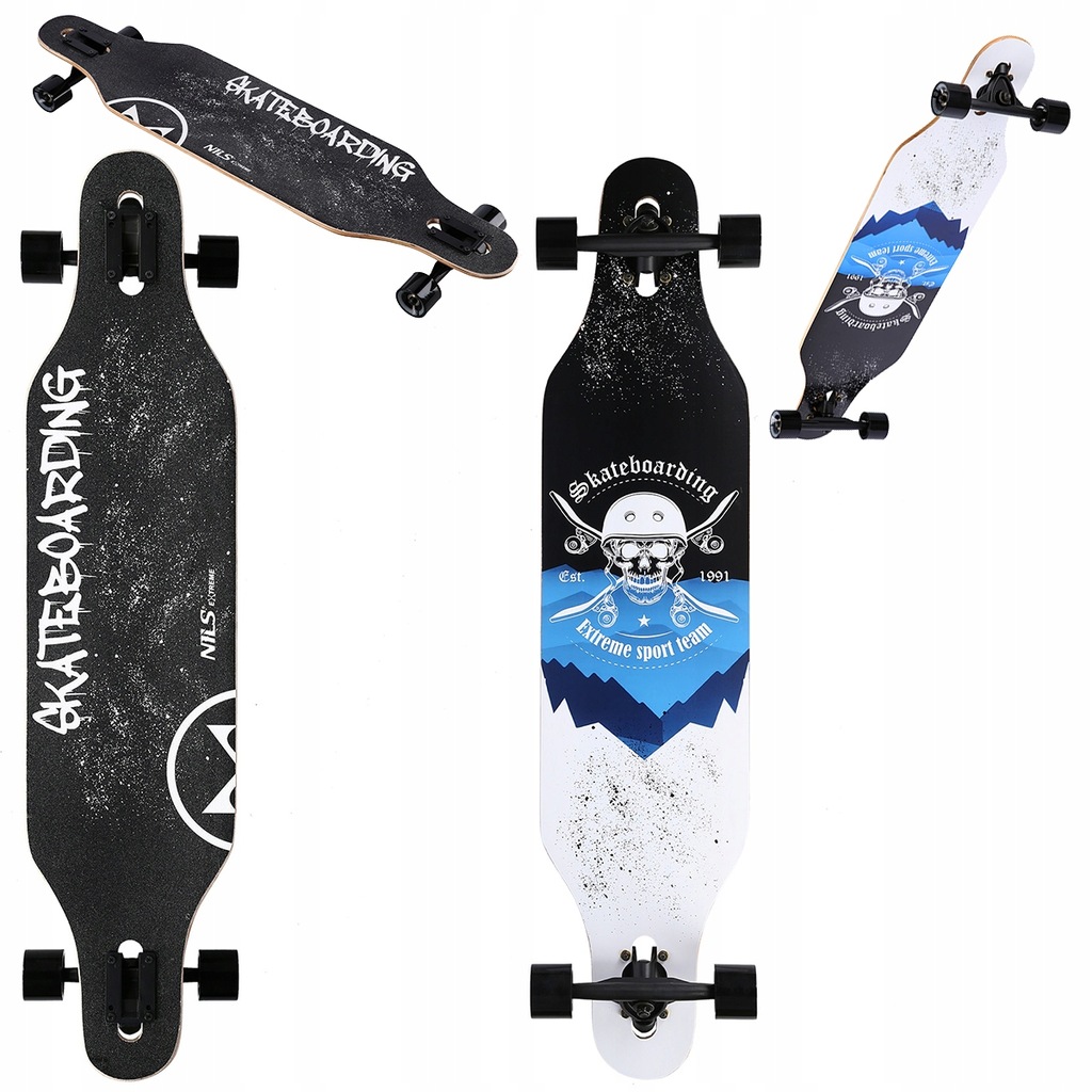 Deskorolka Drewniana Longboard ABEC-7 85A Antypoślizgowy Grip