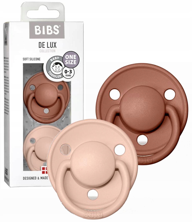BIBS DE LUX SMOCZEK USPOKAJAJĄCY SILIKON 036 2szt 10861398820