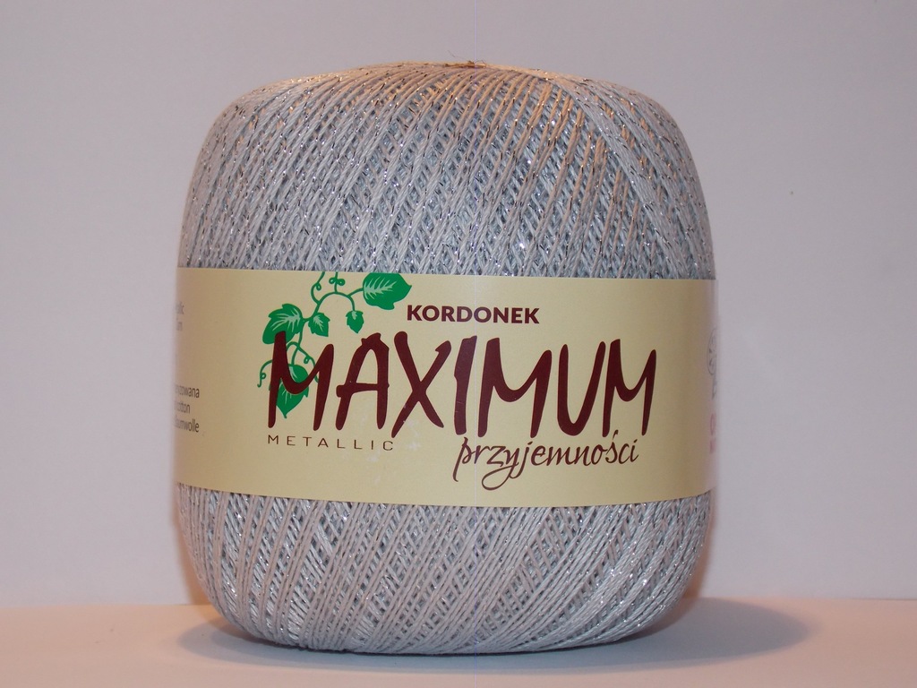 Kordonek Maximum Metalic 100g /565m jak Maxi