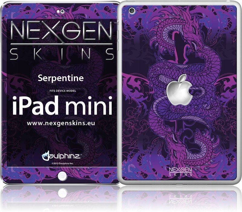 Nexgen Skins - Zestaw skórek na obudowę z efektem 3D iPad mini (Serpentine